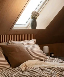 Lovely Linen Dynetrekk Misty i vasket lin
