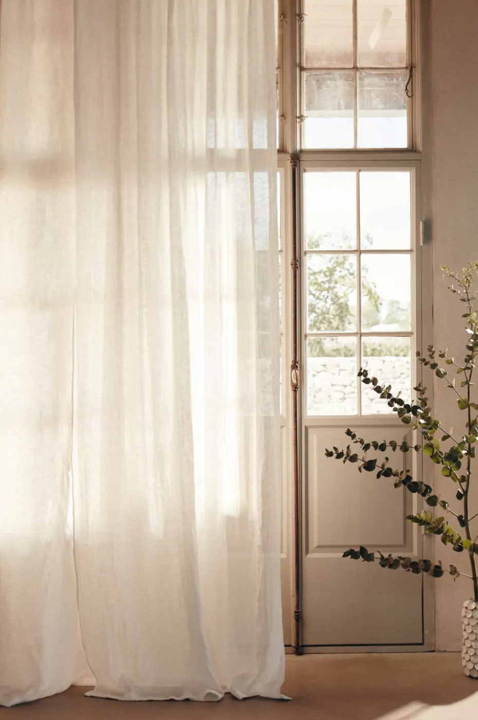 Lovely Linen Gardin Airy i vasket lin