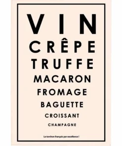 Maison Vivaraise Kjøkkenhåndkle French Specialites 48 X 72