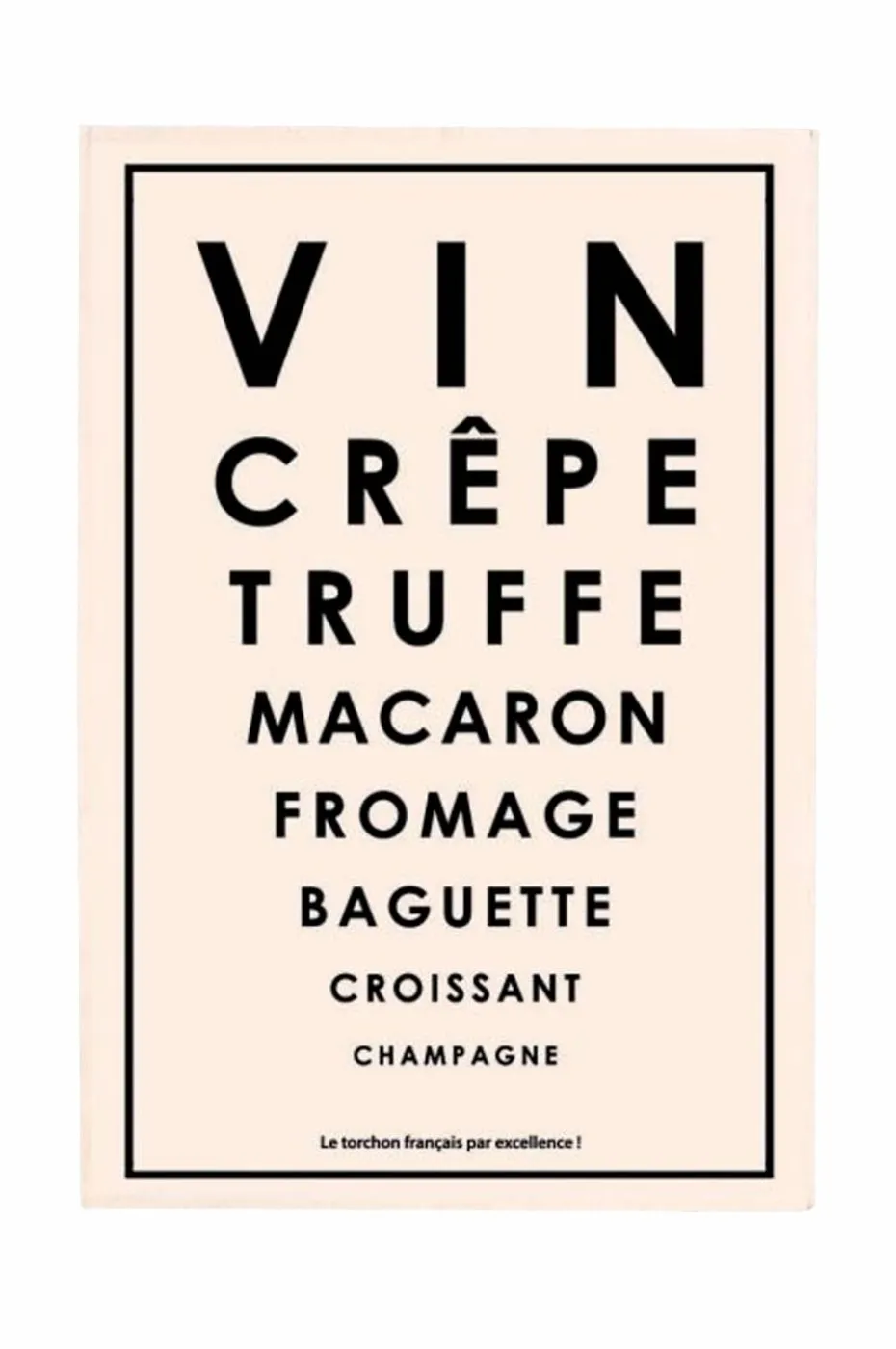 Maison Vivaraise Kjøkkenhåndkle French Specialites 48 X 72