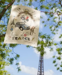 Maison Vivaraise Kjøkkenhåndkle France Panorama 48 X 72