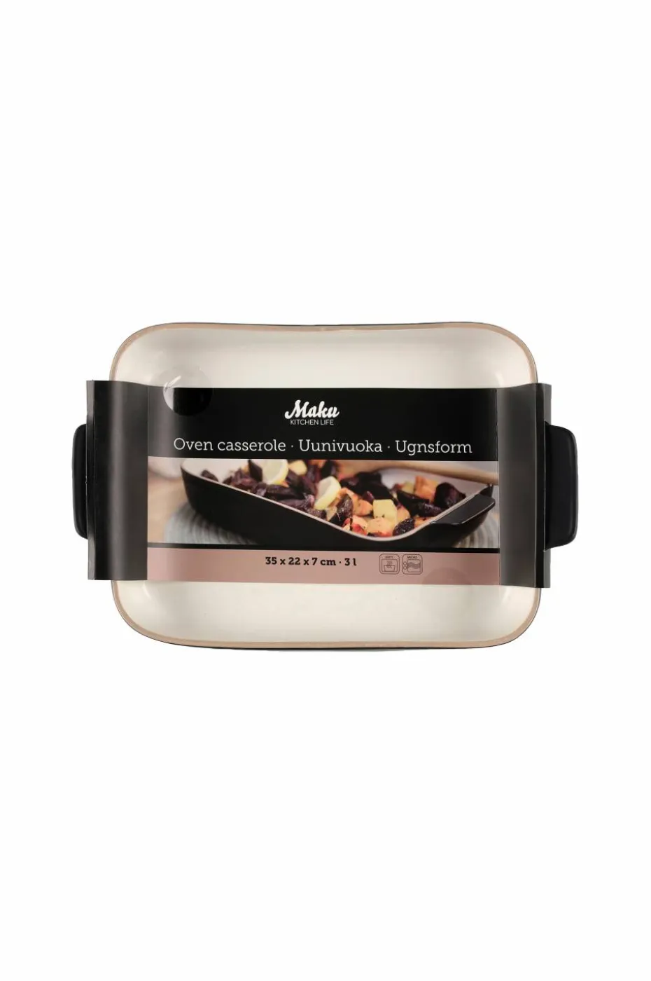 Maku Kitchen Life Ovnsfat i kjeramikk 3 L