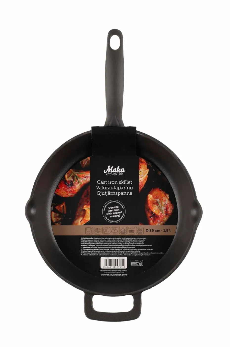 Maku Kitchen Life Støpejernspanne 26 cm