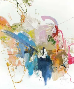 Malerifabrikken Confidential Pink / Blandet maleri / 100 X 100 cm