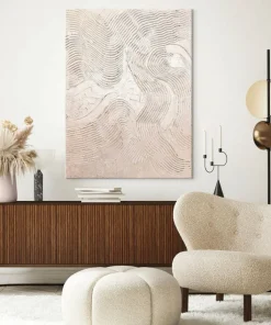 Malerifabrikken Design Maleri / Metallic Rose / 90x120 Cm