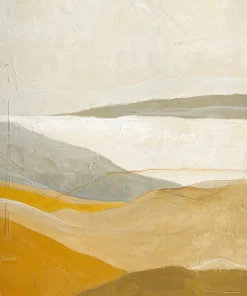 Malerifabrikken Design Maleri / Yellow Field / 90x120 Cm