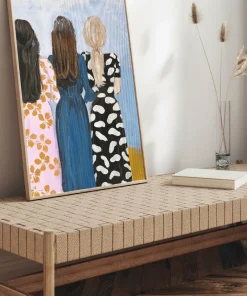 Malerifabrikken Fine Art Board / Girlmatch / Eik ramme