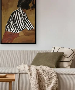 Malerifabrikken Fine Art Board / Let it go / Svart ramme