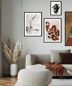 Malerifabrikken Fine Art Board / Let it go / Svart ramme