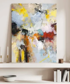 Malerifabrikken Free Form / Blandet maleri / 90 X 120 cm