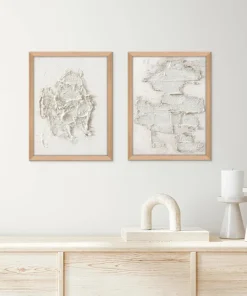 Malerifabrikken White Rock / 30x40 Cm / Eik ramme