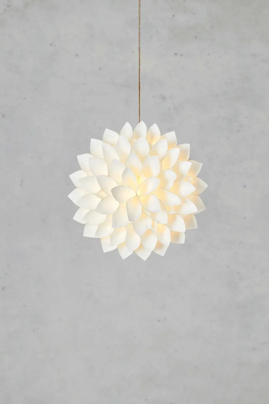 Markslöjd Vegg-/borddekorasjon Dahlia 35 cm batteridrevet