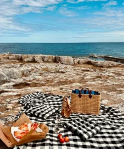 Midnatt Sengeteppe Gingham