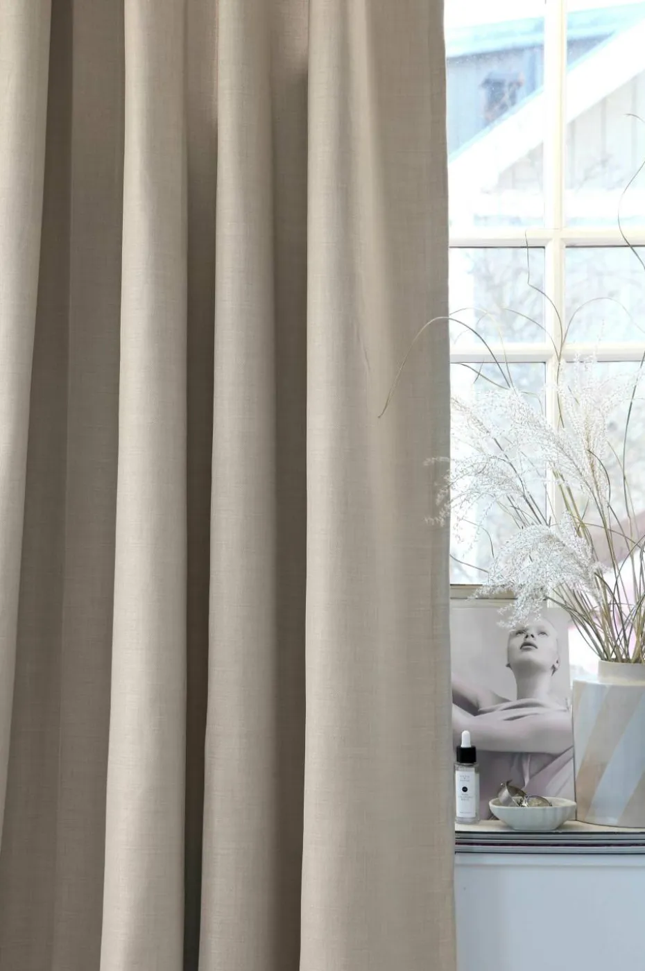 Mimou Gardin Lyx Hotellmørklegging dobbel bredde