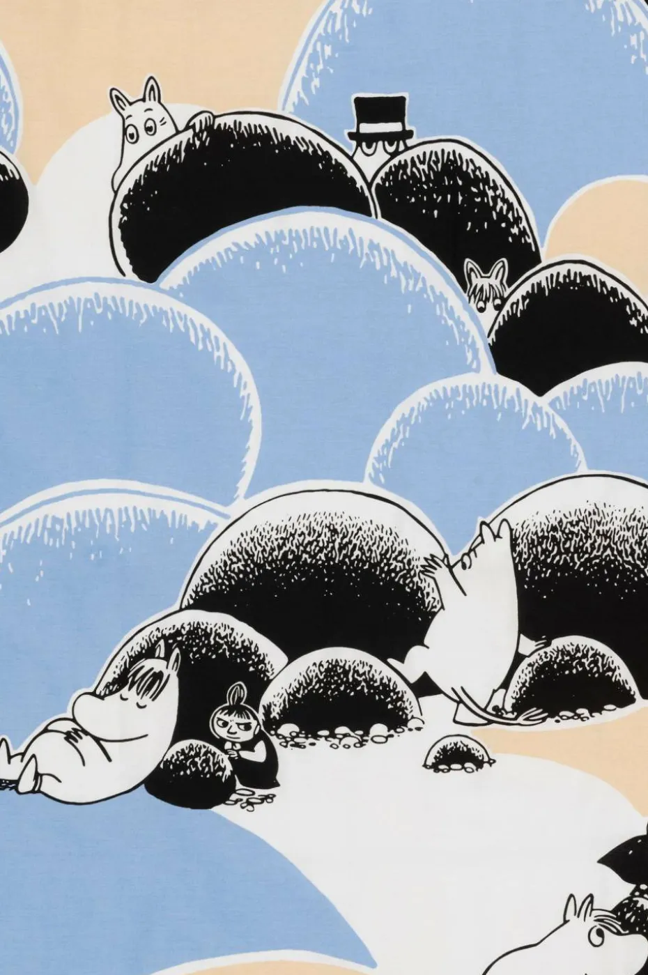 Moomin Arabia Mumin putetrekk 50x60cm Pebbles Gots