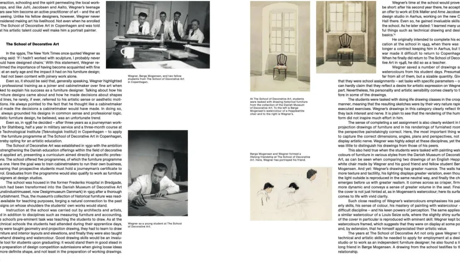 New Mags Coffee Table Book - Watercolours By Hans J. Wegner