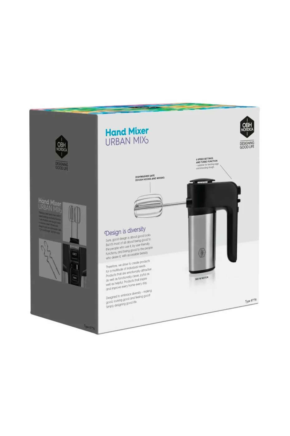 OBH Nordica Håndmikser 6776 Urban mix 300W