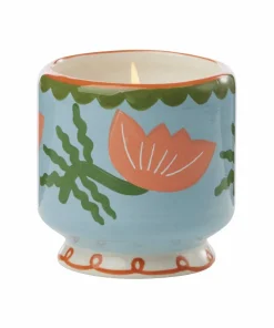 Paddywax Adopo 8 oz / 226 g blomst keramisk stearinlys - kaktusblomst i eske