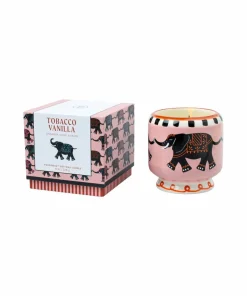 Paddywax Adopo Keramisk elefantlys - Tobacco Vanilla