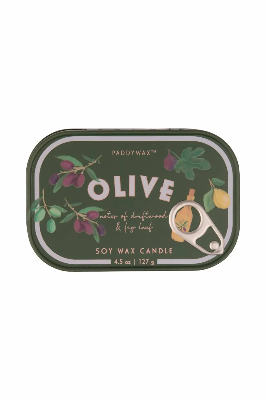 Paddywax Bistro Tinnlys med oliventrykk - Fig & Olive