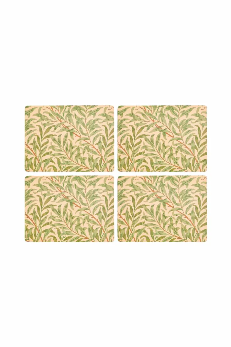 Pimpernel Bordbrikker Morris & Co Willow Bough Green 4-pk