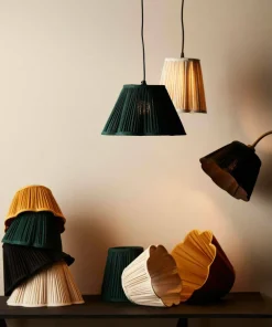 PR Home Lampeskjerm Siv Plissé 25 cm