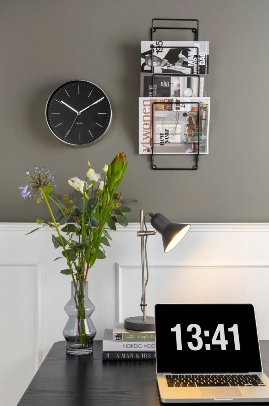 Present Time Magasin Rack