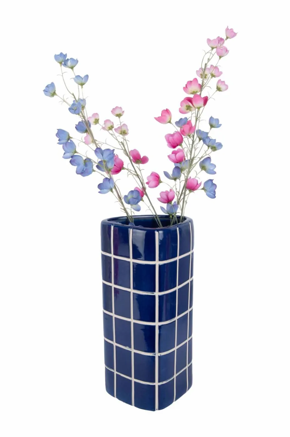 Present Time Vase Retro Tiles