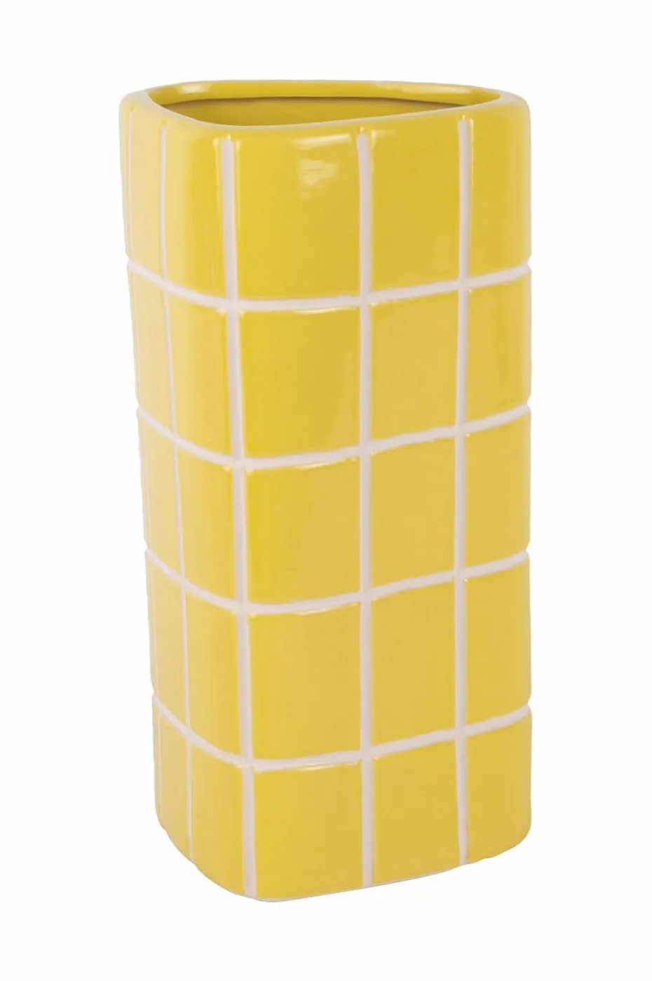 Present Time Vase Retro Tiles
