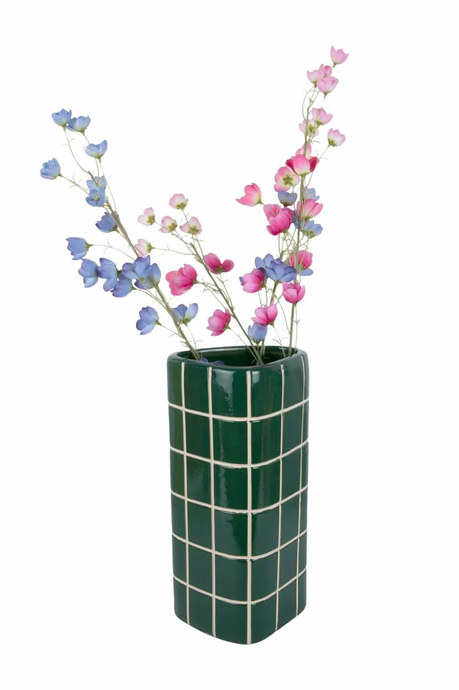 Present Time Vase Retro Tiles