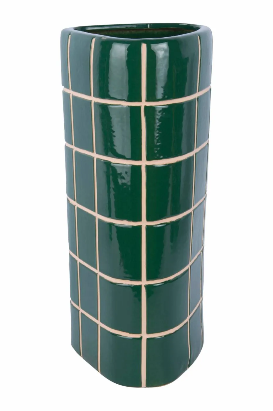 Present Time Vase Retro Tiles
