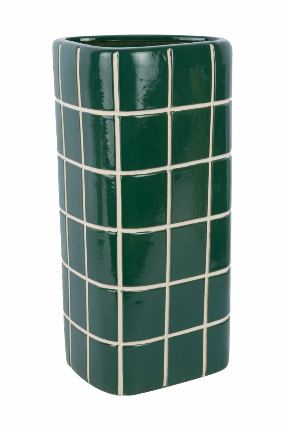 Present Time Vase Retro Tiles