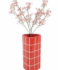 Present Time Vase Retro Tiles