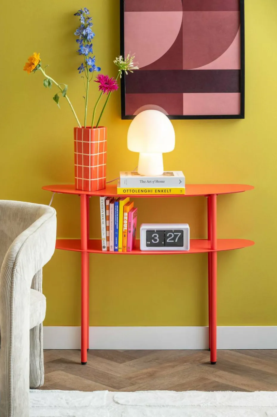 Present Time Vase Retro Tiles