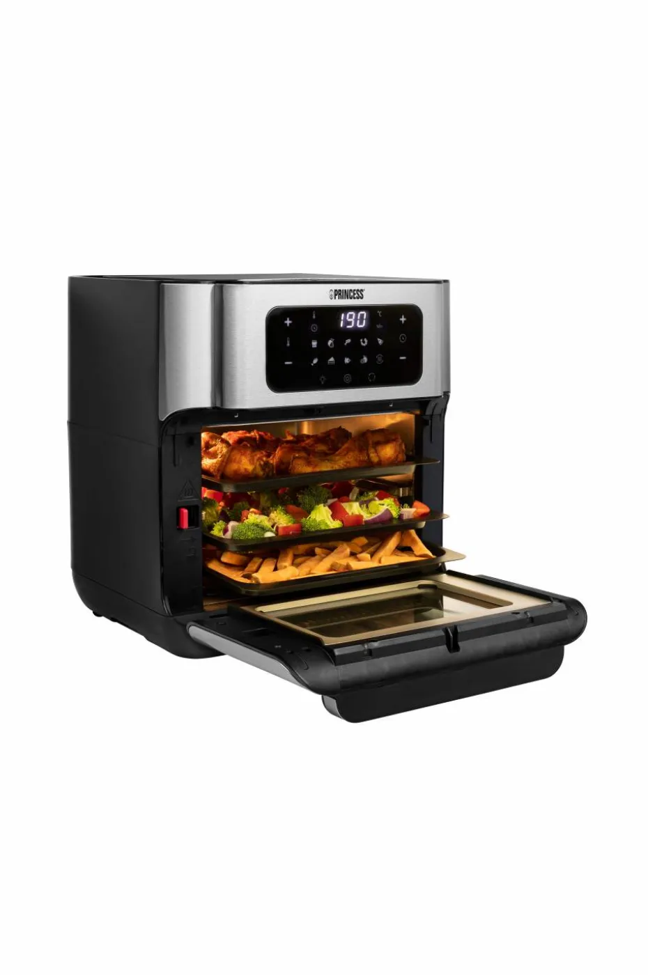 Princess Aerofryer Oven 10l Elektronisk kontrollpanel