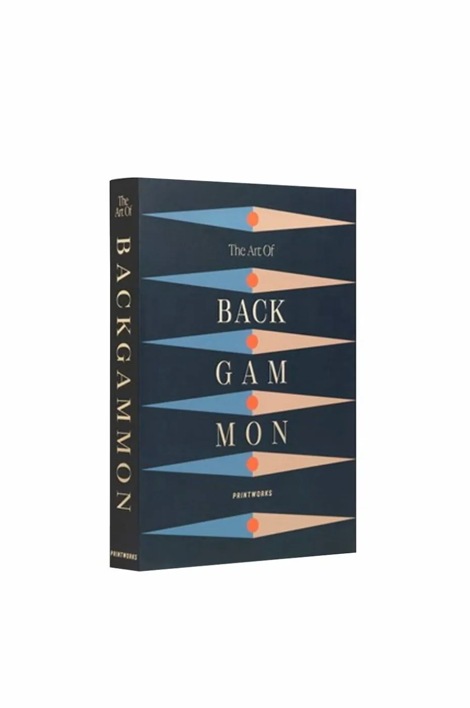PRINTWORKS Klassisk - Backgammon-kunsten, antrasitt