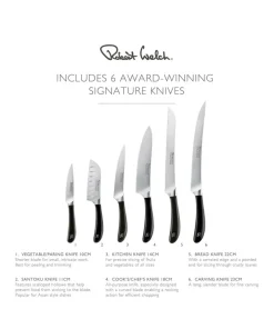 Robert Welch Book Eik knivblokk-sett 7P Signature