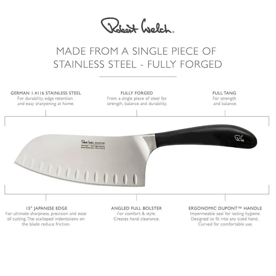 Robert Welch Dyp Santokukniv Signature 17cm/ 7