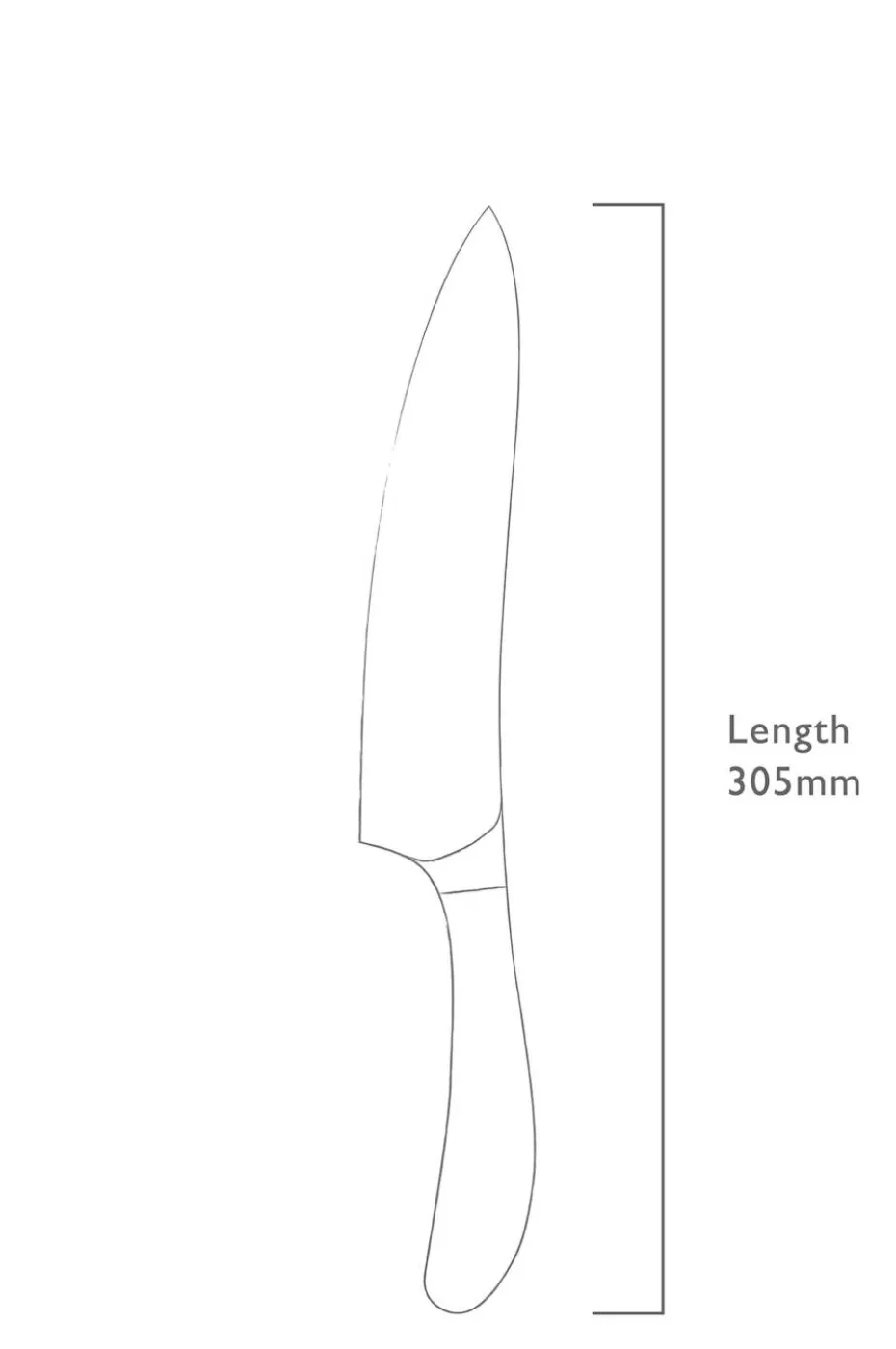 Robert Welch Kokke-/ kokkekniv Signature 18 cm/7,5 cm