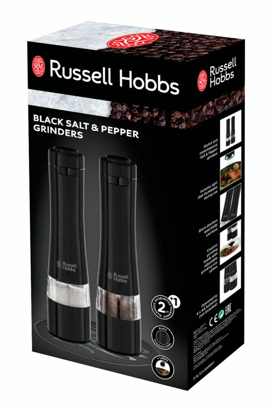 Russell Hobbs Salt & Pepperkvern Keramisk Stål