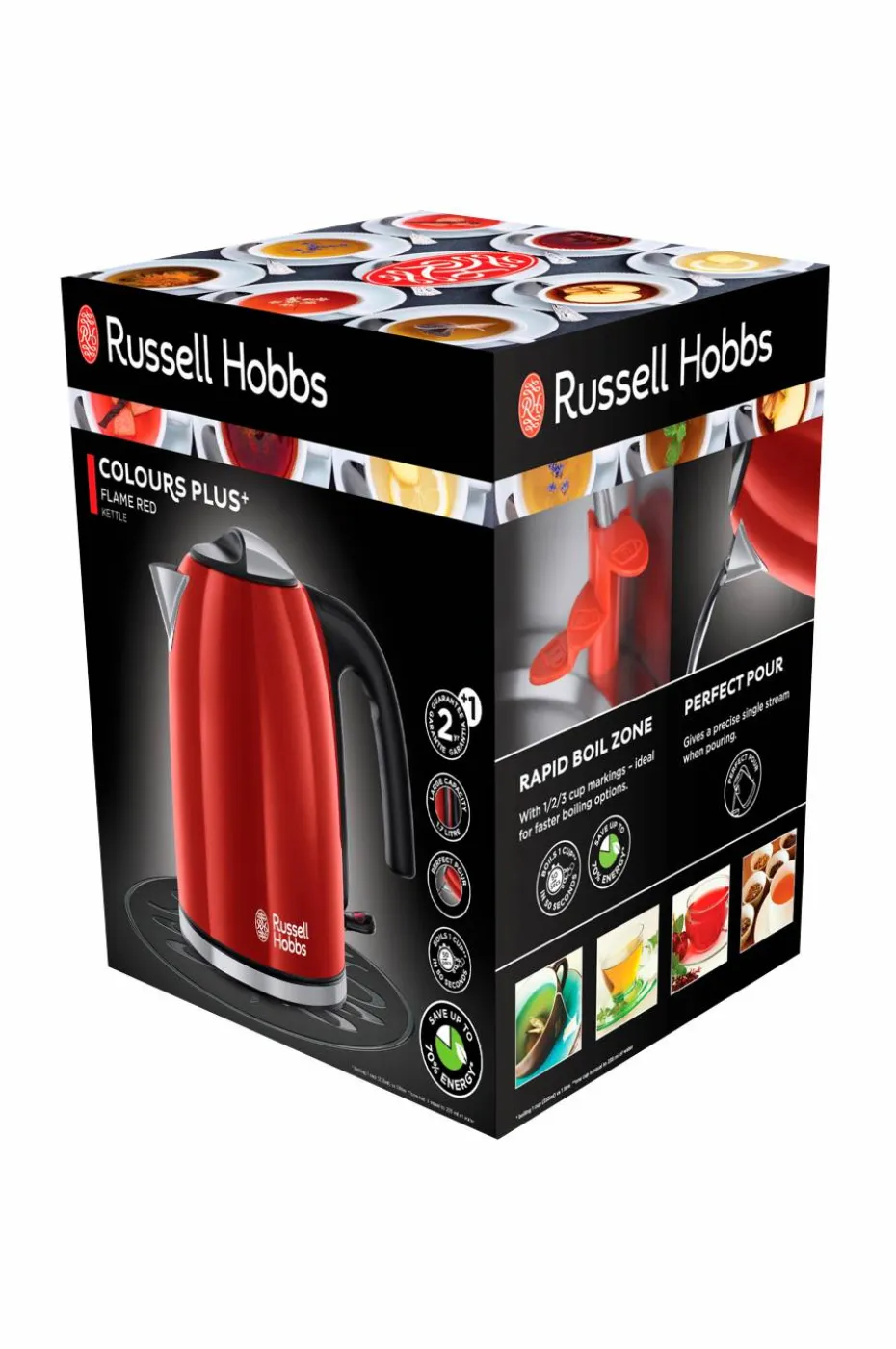 Russell Hobbs Vannkoker Colours 1,7l red