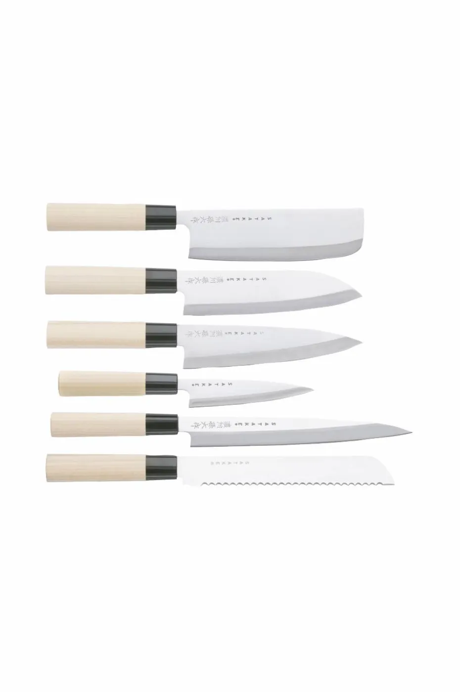 Satake Knivsett Satake Houcho med 6 kniver