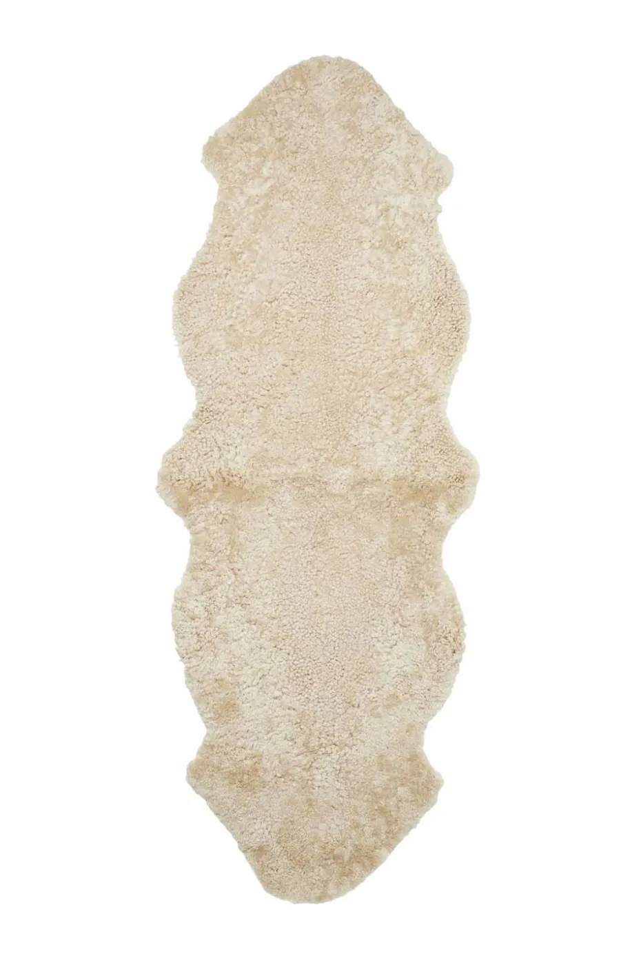 Skinnwille Saueskinn Curly Dobbelt