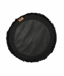 Skinnwille Saueskinnspute Round Curly 4-pakning