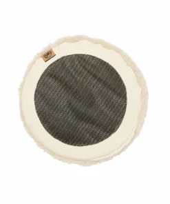 Skinnwille Saueskinnspute Round Curly 4-pakning