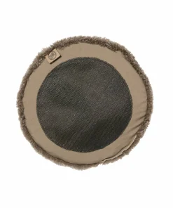 Skinnwille Saueskinnspute Round Curly 4-pakning