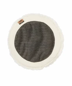 Skinnwille Saueskinnspute Round Curly 4-pakning