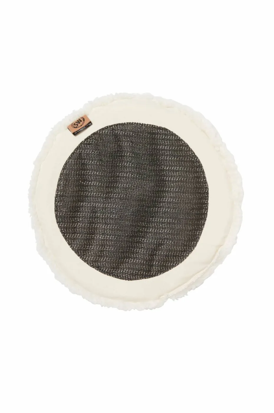 Skinnwille Saueskinnspute Round Curly 4-pakning