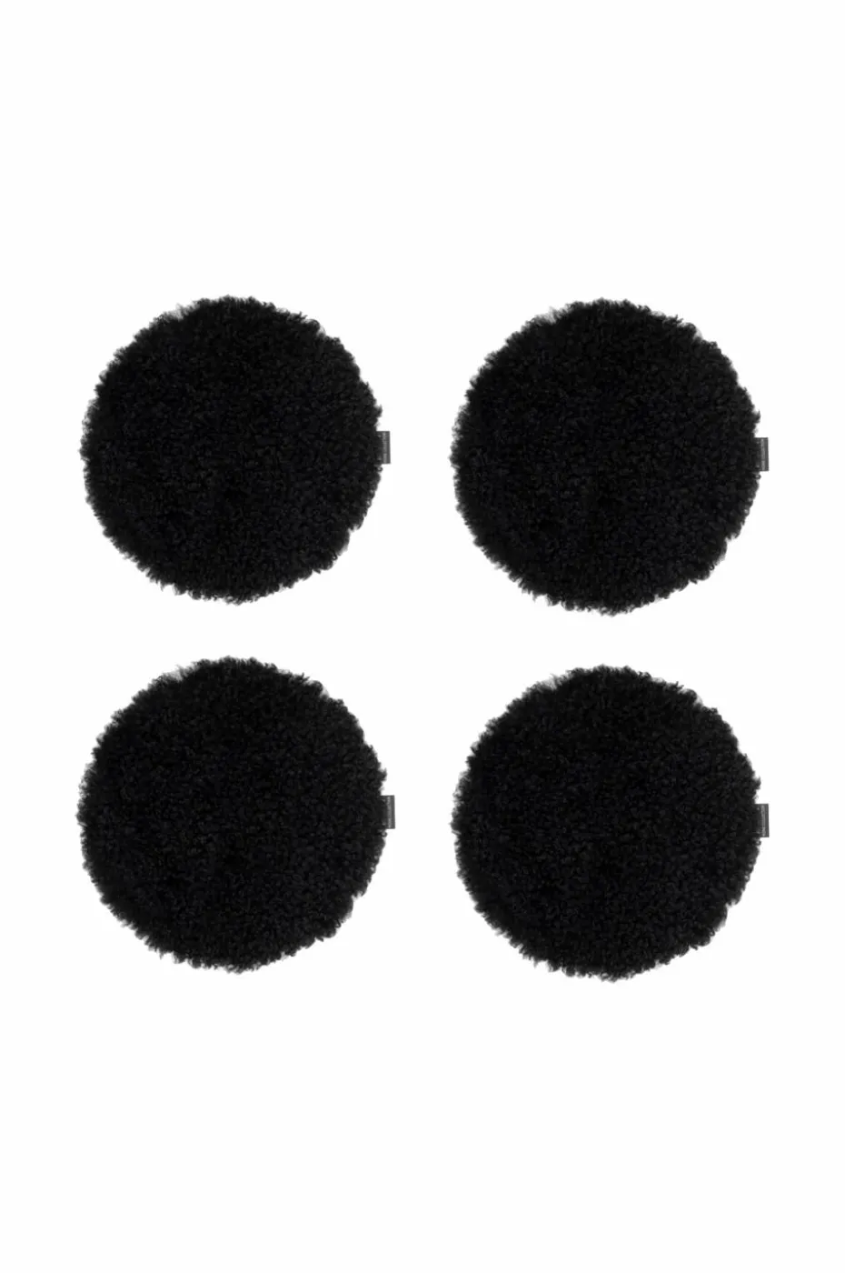 Skinnwille Sittepute rund Curly 4-pakning