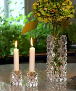 Skogsberg&Smart Lysestake Hurricane Boule Petite 2-pakning